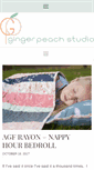 Mobile Screenshot of gingerpeachstudio.com